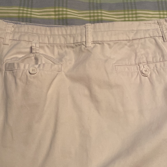 White Khaki Mini Skirt (size 10) - Picture 4 of 5